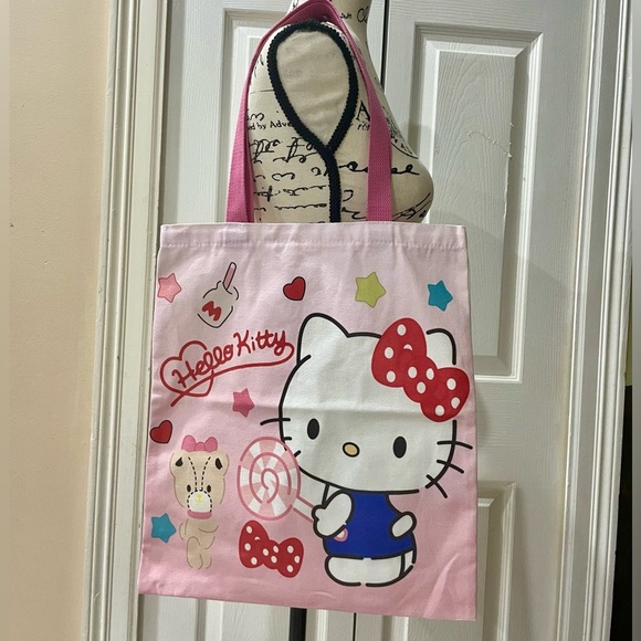 Sanrio Handbags - HELLO KITTY CANVAS TOTE BAG